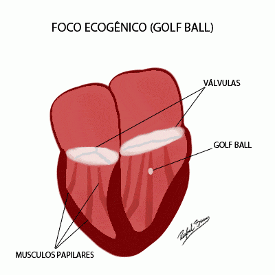 Ilustração Golf Ball