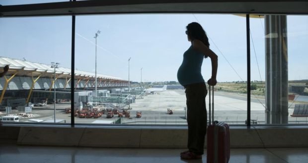 avião e gravidez