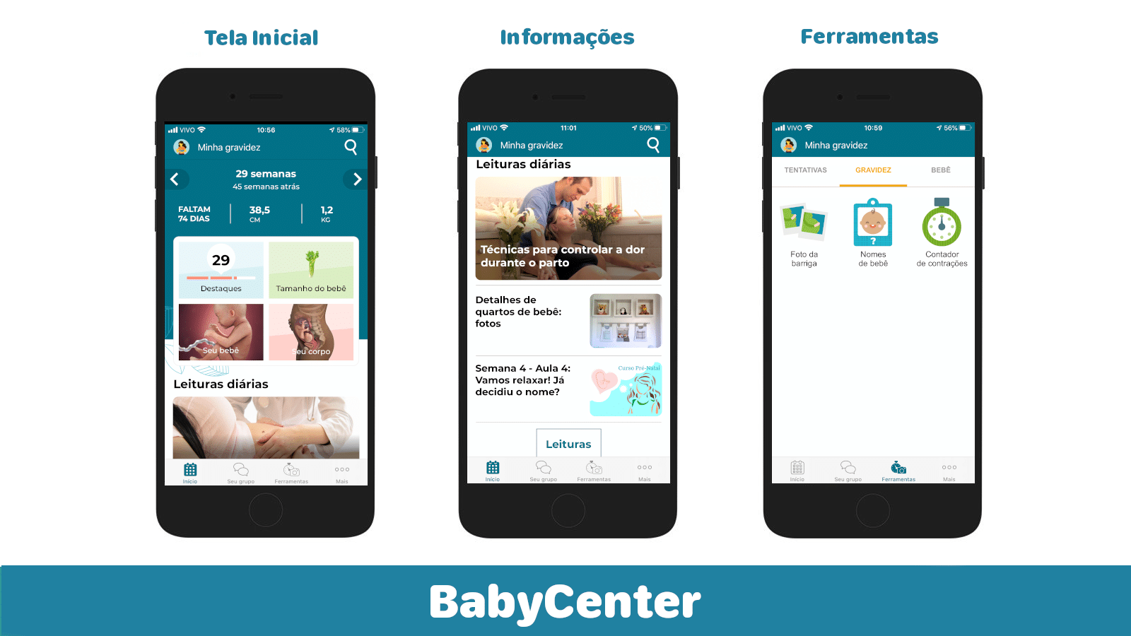 BabyCenter Aplicativo Gravidez
