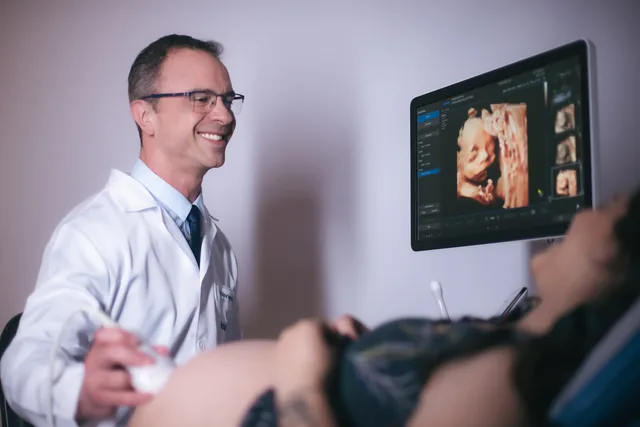 Exame de ultrassom na Fetalmed