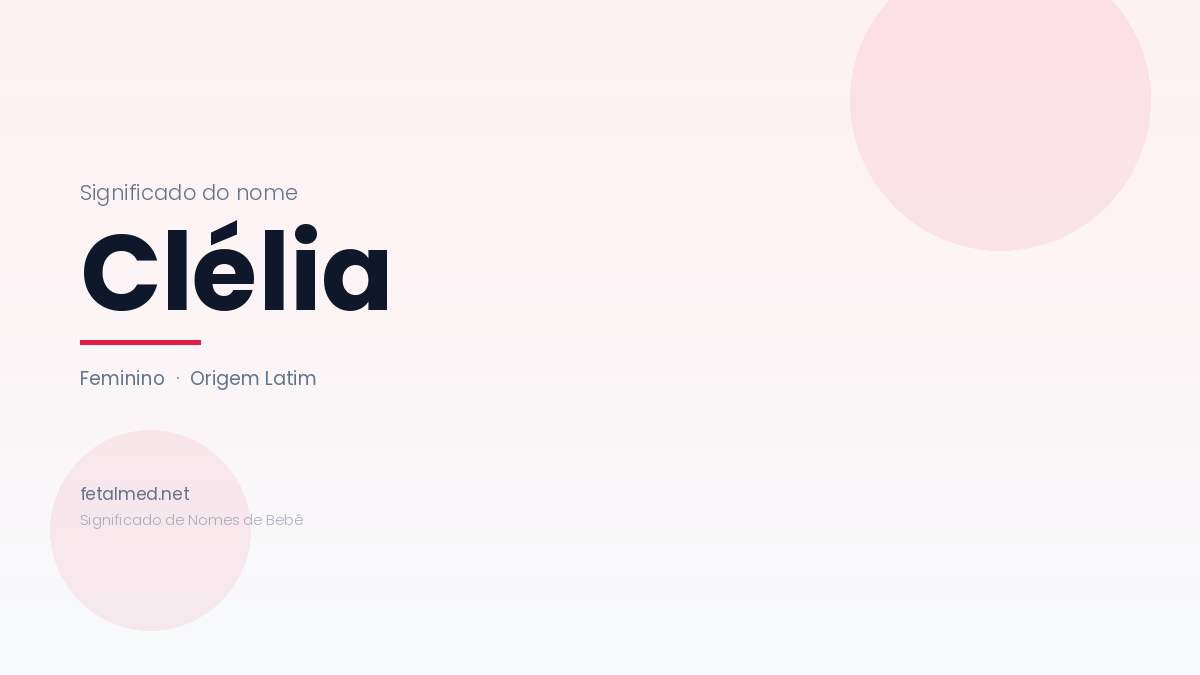 Clélia - Fetalmed