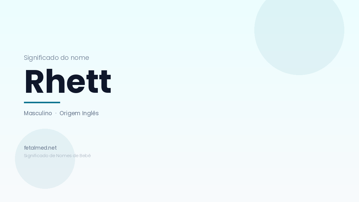 Spell Rhett Rhett - Fetalmed