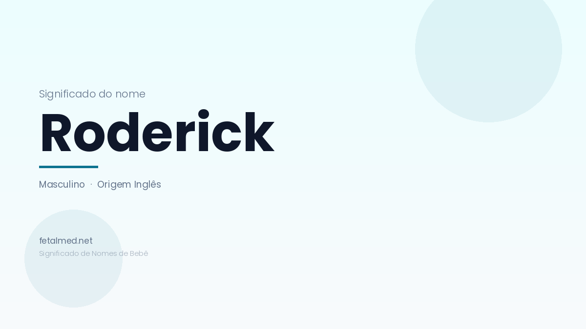 Antonio Roderick Roderick - Fetalmed